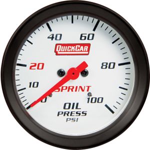 QUICKCAR RACING PRODUCTS #611-6004 Oil Pressure Sprint Gauge Only