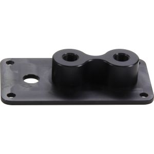 QUICKCAR RACING PRODUCTS #63-121 Firewall Junction 2 Threaded & 1 Thru Hole