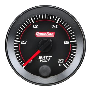 QUICKCAR RACING PRODUCTS #65-007 RedLine  Gauge 2-1/16in Voltmeter  8-18v