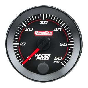 QUICKCAR RACING PRODUCTS #65-008 RedLine  Gauge 2-1/16in Water Pressure  0-60psi