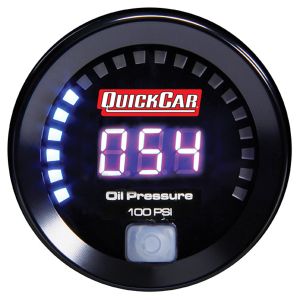 QUICKCAR RACING PRODUCTS #67-003 Digital Oil Pressure Gauge 0-100