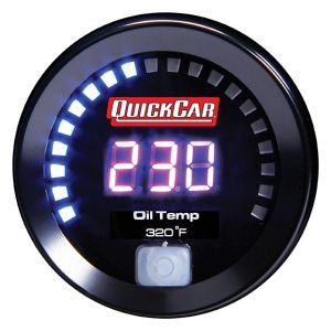 QUICKCAR RACING PRODUCTS #67-009 Digital Oil Temperature Gauge 100-320