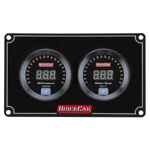 QUICKCAR RACING PRODUCTS #67-2001 Digital 2-Gauge Panel OP/WT
