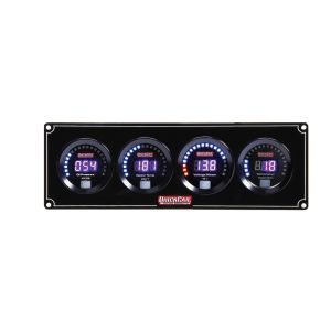 QUICKCAR RACING PRODUCTS #67-3047 Digital 3-1 Gauge Panel OP/WT/Volt w/Tach