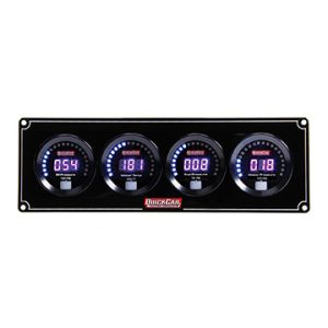 QUICKCAR RACING PRODUCTS #67-4026 Digital 4-Gauge Panel OP/WT/FP/WP