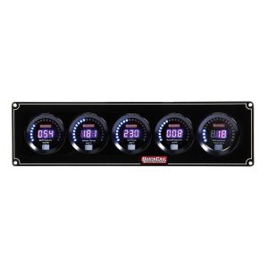 QUICKCAR RACING PRODUCTS #67-4051 Digital 4-1 Gauge Panel OP/WT/OT/FP w/Tach