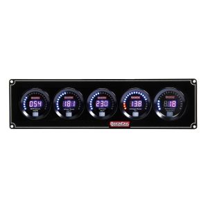 QUICKCAR RACING PRODUCTS #67-4057 Digital 4-1 Gauge Panel OP/WT/OT/Volt w/Tach