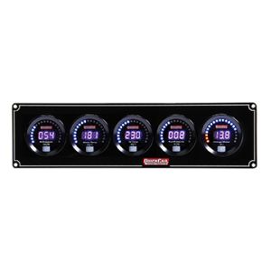 QUICKCAR RACING PRODUCTS #67-5037 Digital 5-Gauge Panel OP/WT/OT/FP/Volts