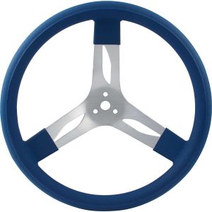 QUICKCAR RACING PRODUCTS #68-0012 15in Steering Wheel Alum Blue