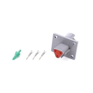 QUICKCAR RACING PRODUCTS #71-337 Plug Deutsch 3 Pin Receptacle w/Flange