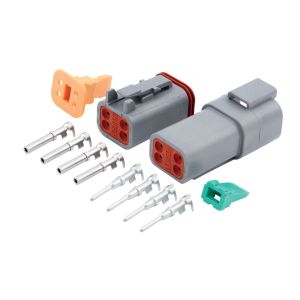QUICKCAR RACING PRODUCTS #71-342 Deutsch Connector - 4-Pin