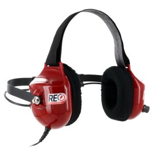 RACING ELECTRONICS #RE-58-STEREO Headphonve Behind The Head Platinum