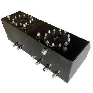 RCI #2040MD Fuel Tank 4 Gal Alum & Fuel Cooler Black