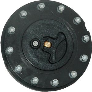 RCI #7030A Cap Flush Mount Black Plastic 12-Bolt