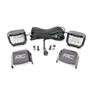 ROUGH COUNTRY #70904 3 Inch Chrome Series LED Lights