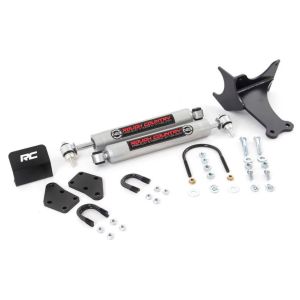 ROUGH COUNTRY #8749130 Dual Steering Stabilizer Dual