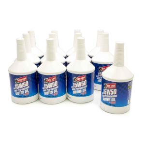REDLINE OIL #11504 15w50 Motor Oil Case 12 x 1qt