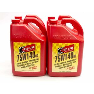 REDLINE OIL #57105 75W140NS GL-5 Gear Oil Case 4x1 Gallon