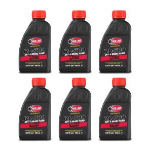REDLINE OIL #90405 RL700 Brake Fluid Racing 500ml DOT4 Case 6x500ml