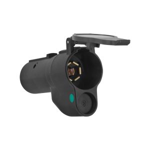 REESE #20142 7-Way Flat Pin to 7-Flat Pin Adapter w/LED Lamp