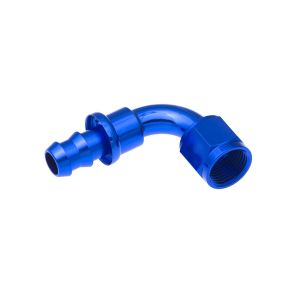 REDHORSE PERFORMANCE #69733 12AN Push Lock Hose End s- Blue 90