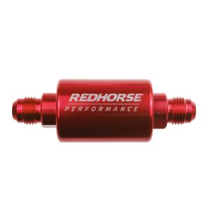 REDHORSE PERFORMANCE #822316 6AN Fuel Filter- Red