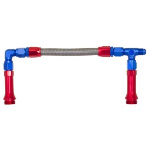 REDHORSE PERFORMANCE #1187191 6AN Dual Feed Carb Kit Blue