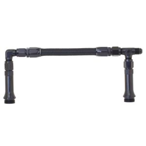 REDHORSE PERFORMANCE #1187192 6AN Dual Feed Carb Kit Black