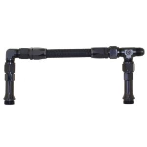 REDHORSE PERFORMANCE #1187253 8AN Dual Feed Carb Kit Black