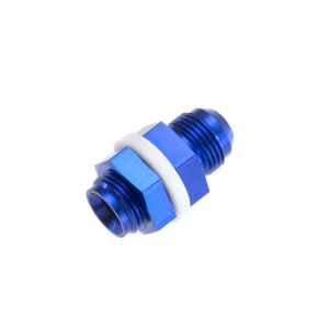 REDHORSE PERFORMANCE #2532076 8AN Bulkhead Adapter Blue Male Male