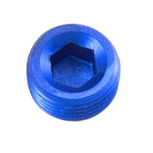 REDHORSE PERFORMANCE #932-02-1 2AN 1/8NPT Pipe Plug Blue 2/pkg