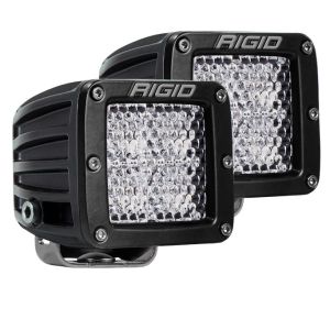 RIGID INDUSTRIES #202513 LED Light Pair Dually-Diffused Pattern