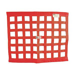 RJS SAFETY #10000604 Ribbon Window Net 24x24 Red SFI
