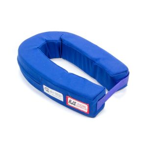 RJS SAFETY #11000503 Neck Collar Horseshoe Blue SFI