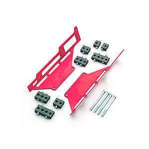 R AND M SPECIALTIES #1120-R Spark Plug Wire Loom SBC C/B Red