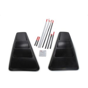 ROUSH PERFORMANCE PARTS #420093 Quarter Window Louver Kit 05-14 Mustang