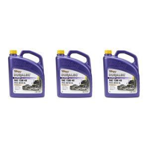 ROYAL PURPLE #43154 Duralec Super 15w40 Oil Case 3x1 Gallon