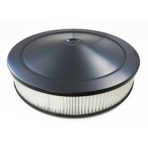 RACING POWER CO-PACKAGED #R2195BK-BOX 14In X 3In Muscle Air Cleaner Kit Black