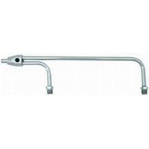 RACING POWER CO-PACKAGED #R2198 Holley Quad Fuel Line Chrome 8-21/32in Centers