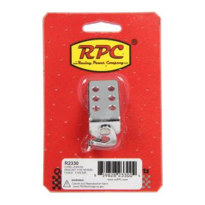 RACING POWER CO-PACKAGED #R2330 Carb Linkage Bracket Morse Cable Chrome