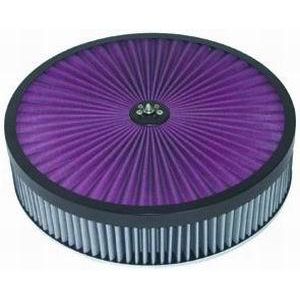 RACING POWER CO-PACKAGED #R2405X Black 14X3 Super Flow Air Cleaner Kit