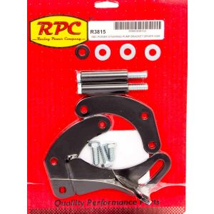 RACING POWER CO-PACKAGED #R3815 SBC Saginaw Power Steer Bracket Swp Black
