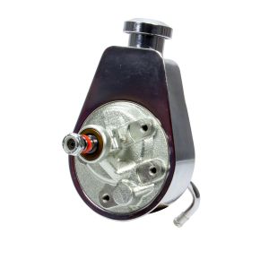 RACING POWER CO-PACKAGED #R3913 Saginaw Power Steering Pump Chrome