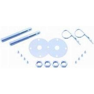 RACING POWER CO-PACKAGED #R4051 Chrome Steel Hair Pin H ood Set