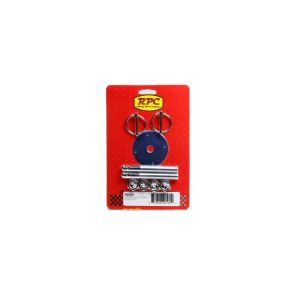 RACING POWER CO-PACKAGED #R4056 Chrome 3/16In Flip-Over Hood Pin Kit - Steel