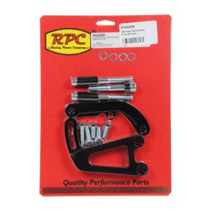 RACING POWER CO-PACKAGED #R4302BK SBC Power Steering Brack et Kit LWP Black