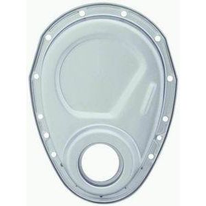 RACING POWER CO-PACKAGED #R4934RAW Raw Steel SB Chevy Timi ng Chain Cover Kit