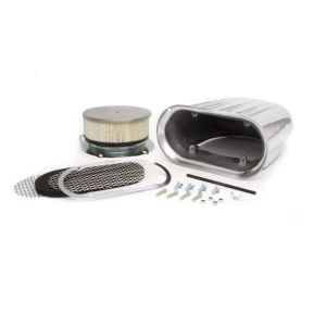 RACING POWER CO-PACKAGED #R5246 Finned Alum Scoop Polish w/Element