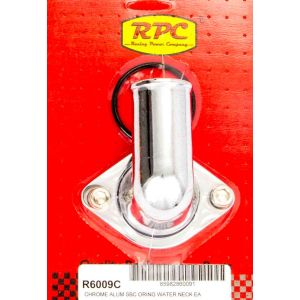 RACING POWER CO-PACKAGED #R6009C 66-75 Chevy V8 Alum 90 Deg Water Neck Chrome