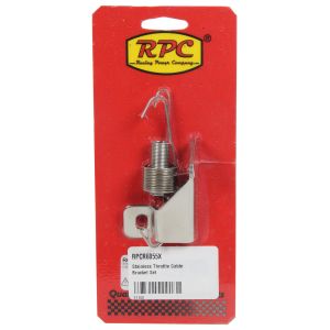 RACING POWER CO-PACKAGED #R6055X Stainless Throttle Cable Bracket Set